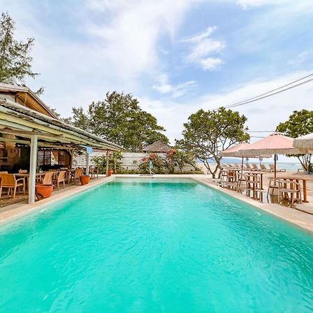 Bungalow Cafe Gili Beachfront Gili Meno Kültér fotó